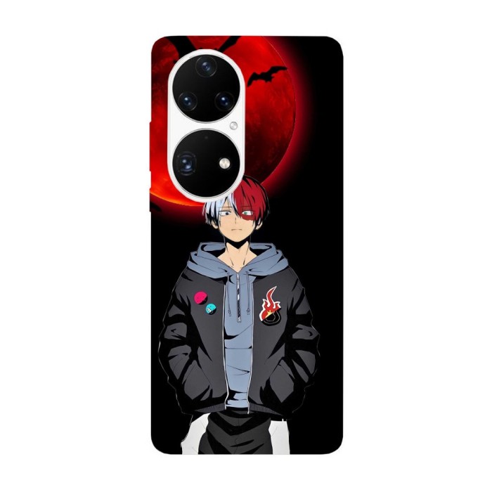 Husa compatibila cu Huawei Nova Y70 model Todoroki my hero academia, Silicon, TPU, Viceversa