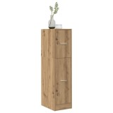 vidaXL Dulap Farmacie Stejar Artizanal 30x41x118cm Lemn Prelucrat Maro Sertare Hol