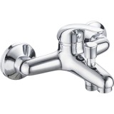 Baterie Cadă Monocomandă Ari &ndash; Crom Lucios