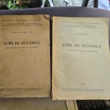 Curs de botanica - Gh. Anghel 2 volume cu dedicatia autorului