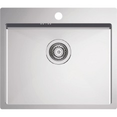 Chiuveta bucatarie Alveus Quarto 10, 550x480 mm, adancime cuva 190 mm, sifon inclus, Inox