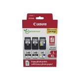 Pachet cartuse originale Canon PG-540L X 2 buc + CL-541XL + hartie foto