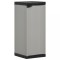 Gossi dulap de depozitare gradina, cu 1 raft, gri/negru, 35x40x85 cm