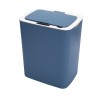 Cos de gunoi automat cu sensor Smart home, 14 l, reincarcabil, capac anti-miros, Albastru