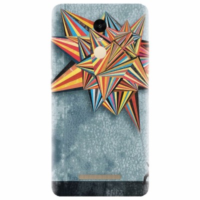 Husa silicon pentru Xiaomi Remdi Note 3, Abstract Colorful Balloon Triangles foto