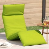 Cumpara ieftin Șezlong pliabil, verde aprins, 175x54x8,5 cm, țesătură Oxford