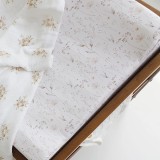 Saltea din spuma pentru masa de infasat din lemn, impermeabila cu margini de protectie, 70x40 cm Lunca by Woodies