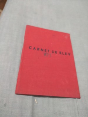 CARNET ELEV 1965 foto