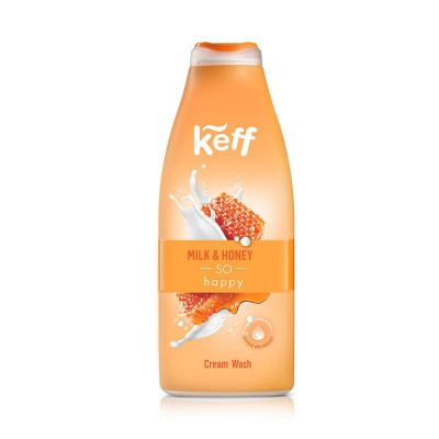 Gel de dus, Keff, Milk &amp;amp; Honey, 500 ml foto