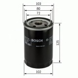Filtru ulei TOYOTA HILUX II pick-up (LN8, RN5, LN6, YN6, YN5, LN5, RN6) (1983 - 2005) BOSCH 0 986 452 062
