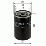 Filtru ulei TOYOTA LAND CRUISER (LJ12, KZJ12, TRJ12, KDJ12, GRJ12) (2002 - 2009) BOSCH 0 986 452 062