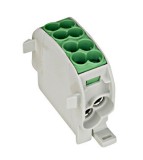 Clema Derivatie Izolata Schrack Verde, Cupru-Aluminiu, 25mm&sup2;, 1P, Conector Cablu, 2 Derivatii