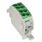 Clema derivatie imbinare cablu Cupru-Aluminiu, 25mmp, 1p izolata verde schrack