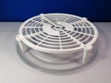 Farfurie Cuptor Microunde 32.5cm cu Suport Inaltare 28cm, Plastic