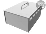 Carcasă PC cu Panou Ventilat din Oțel