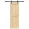 vidaXL Ușă glisantă cu set de feronerie 70x210 cm, lemn masiv de pin