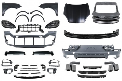 Pachet Exterior Complet Porsche Cayenne 9Y0 (2018-Up) Conversie la Turbo sau Aero Design Performance AutoTuning foto