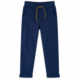 Pantaloni pentru copii cu snur, bleumarin, 92 GartenMobel Dekor, vidaXL
