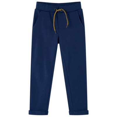 Pantaloni pentru copii cu snur, bleumarin, 92 GartenMobel Dekor foto