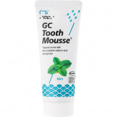 GC Tooth Mousse Crema protectoare de remineralizare pentru dinți sensibili fara flor aroma Mint 35 ml