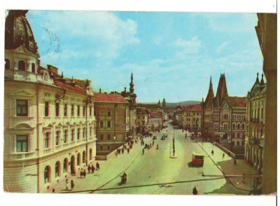 CPIB 18033 CARTE POSTALA - CLUJ. VEDERE SPRE STRADA DOZSA, RPR foto