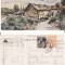 Peisaj - vedere pictura Aurel Dragos,colectia Marvan- Moara pe Ramnic