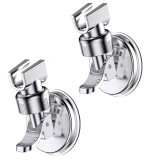 Cumpara ieftin Set 2 suport cu ventuza pentru para de dus, JENUOS&reg;, reglabil 360 grade, usor de instalat, rezistent la apa,