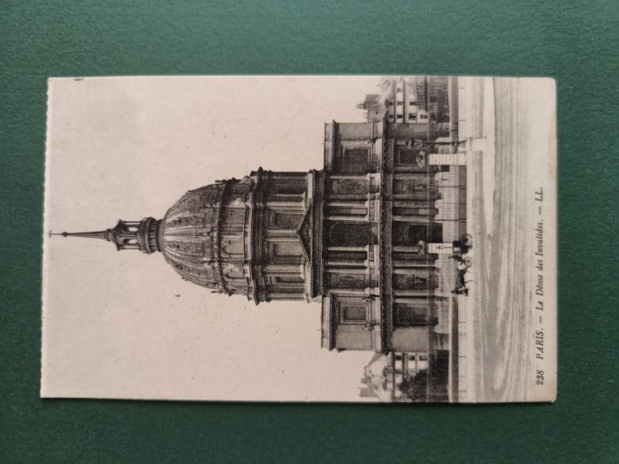 Carte postala Vedere spre Domul Invalizilor -Paris , necirculata ,anii 1920
