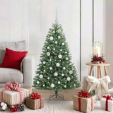 VidaXL Brad de Crăciun artificial cu ramuri articulare Verde 120 cm 3395472