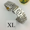 Bratara de ceas ARGINTIE din otel inoxidabil de 20mm 22mm si anse drepte WZ3426, Time Veranda