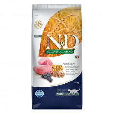Hrana Uscata Farmina pentru Pisici N&D Ancestral Adult cu Miel, Alac, Ovaz si Afine, 10 kg