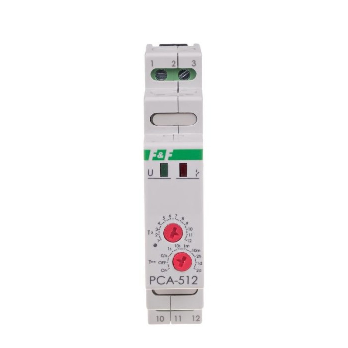 Timer programabil SPDT 10A 230VAC pentru șină DIN