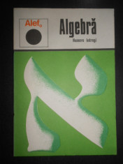 C. Gautier - Alef. Algebra. Numere intregi foto