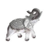 Statueta elefant argintiu 13 cm