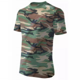 Tricou t-schirt pentru barbati xxxl, camo, 100% bumbac, Dedra