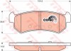 Set placute frana,frana disc DAEWOO NUBIRA Break (KLAJ) (1997 - 2016) TRW GDB3348