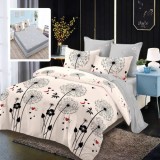 LENJERIE FINET 6 PIESE CU HUSĂ &ndash; 160&times;200 ȘI 180&times;200 (HF6P210) - 180x200