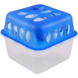 Dezumidificator pasiv HASEPE&reg; fara parfum, 2 rezerve incluse, 400 g, potrivit pentru spatii de pana la 35 m&sup2;, rulote si autorulote