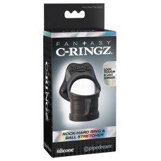 Inel pentru penis Rock-Hard Ring &amp; Ball Stretcher
