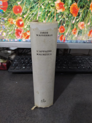 Jakob Wassermann L&amp;#039;Affaire Maurizius Club du Livre du Mois, exemplar 33 1954 182 foto