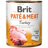 Cumpara ieftin Brit Pate and Meat Turkey, 800 g