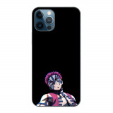 Husa compatibila cu Apple iPhone 12 Pro Max Silicon Gel Tpu Model Demon Slayer Akaza