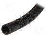 Tub protectie cablu, poliamida 6, diametru interior 9,6mm, neagra, PMA - CYLT-10B