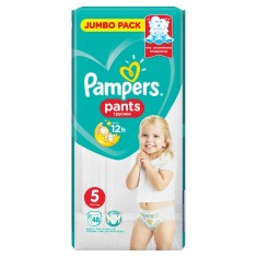 Scutece-chilotel Pampers Pants, Nr. 5, 12-17 kg, Jumbo Pack 48 buc
