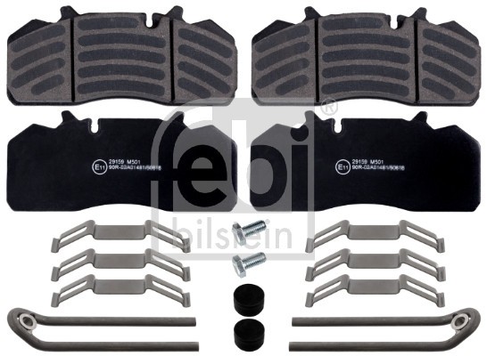 FEBI BILSTEIN 16638 set placute frana,frana disc