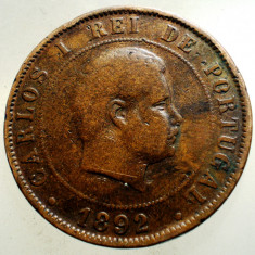 1.679 PORTUGALIA CARLOS I 20 REIS 1892