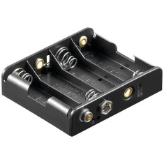 Suport baterii 4x AA R6 cu mufa de Tip 9V 11448 Goobay