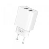 Incarcator Retea XO Design CE02C, 10.5W, 2.1A, 2 x USB-A, Alb