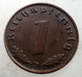2.560 GERMANIA WWII 1 REICHSPFENNIG 1939 D, Europa, Bronz