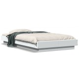 Cumpara ieftin Cadru de pat, alb, 90x190 cm, lemn prelucrat